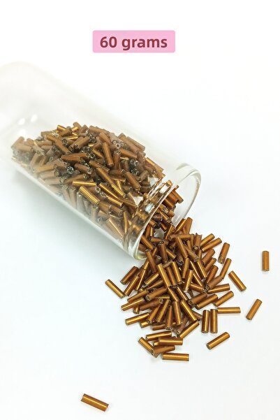 Royaleks 2 mm diametru, 10 mm lungime - 60 grame de aur, mărgele de tăiere tu...