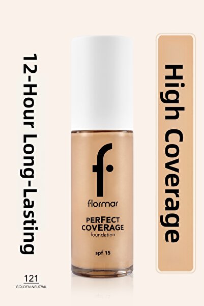 Flormar Perfect Coverage High Pigmented & Semi-Sheer Finish Spf15 Foundation ...