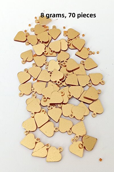 Royaleks Oya Abiye Brățară Colier Plexi Plastic Metalic Paiete Culoare Auriu ...