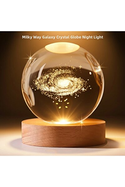 Twin Store Mey Import ®   USB Connected Milky Way Galaxy Globe 3D Illuminated...