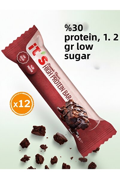 it's ألواح بروتين عالية - بنكهة براوني - 40 جرام × 12 قطعة