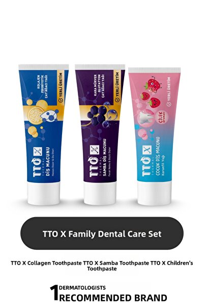 TTO X Family Dental Care Set (Samba, Collagen)