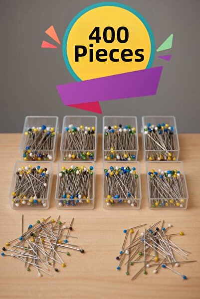 nistabolje 8 кутии (400 броя) Цветни игли за шал Стандартни игли за шал Игли ...
