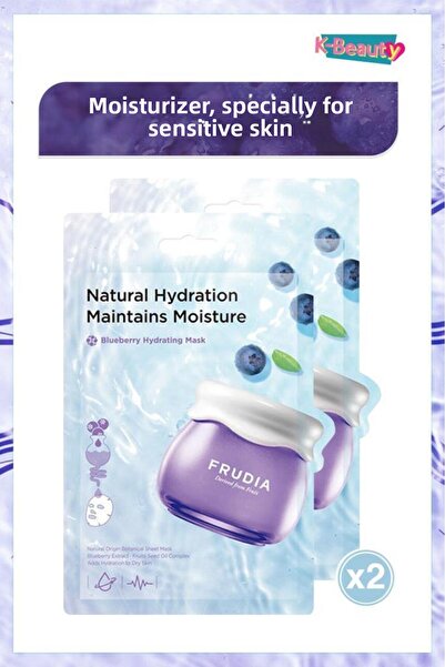 FRUDIA Blueberry Moisturizing Face Mask 2 Pieces