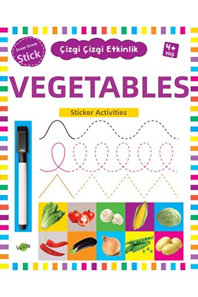Marvel Line Drawing Activity - Vegetables (Age 4+)