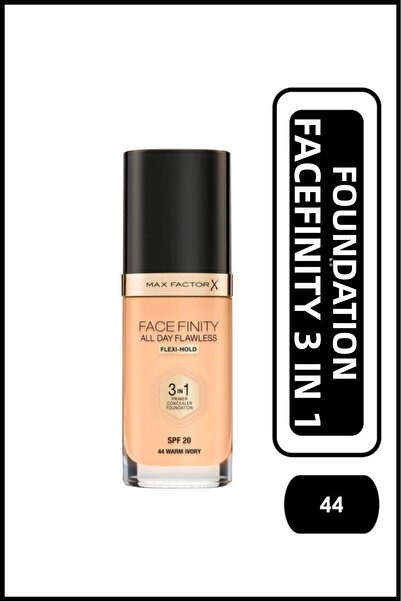 Max Factor Foundation - Facefinity All Day Flawless Foundation 44 Warm Ivory 3614227923355