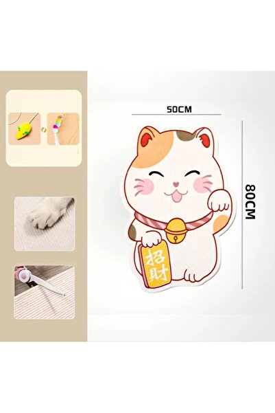 HESPERUS لوح خدش للقطط منقوش يلتصق بالجدار - لوحة خدش للقطط مقاومة للخدش