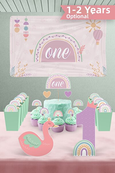 Hey Parti Set de aniversare Boho Girl - pentru 1, 2 ani și toate vârstele