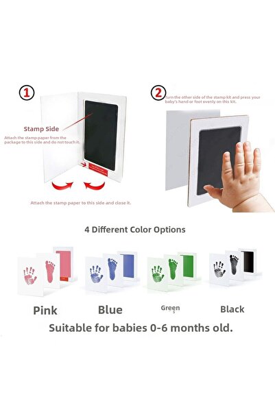 Leyaton LWLHMRS-IEG ieg ™   مجموعة طباعة بصمة اليد والقدم للطفل