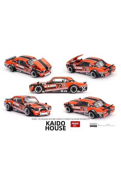 mini gt 164 كايدو هاوس نيسان سكايلاين 2000GT-R (KPGC10) كايدو ريسينغ V1 KHMG195