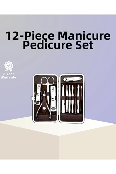 CNDR Stainless Steel Multifunctional 12 Manicure Set