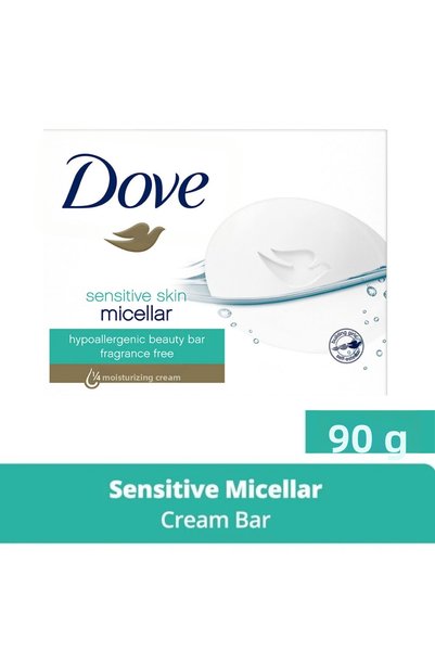 Dove Beauty Cream Bar 90 Gr Pink + Micellar + Fresh Touch + Solid Beauty Soap