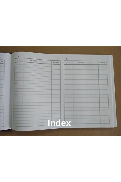 DEFTERSAN Cari Account Book Horizontal!20x28 288 Sheets