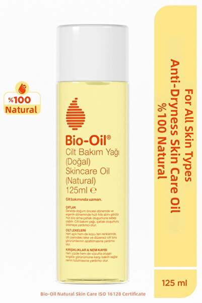 Bio-Oil 125 ml 100% Natural Anti-Stretch Mark and Moisturizing Skin Care Oil