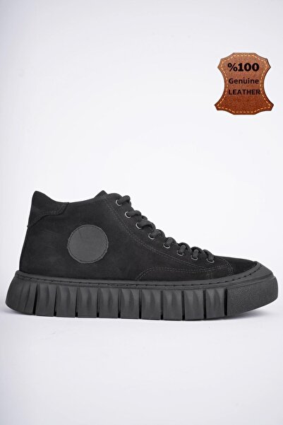 MUGGO Kapoor Εγγυημένες ανδρικές μπότες casual με κορδόνια με φερμουάρ από γν...