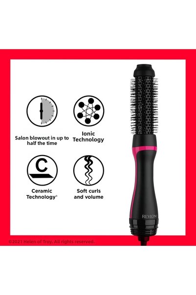 Revlon One Step Style Booster Reduces Frizz, ceramic technology, Ionic technology, 2 heat - RVDR5292