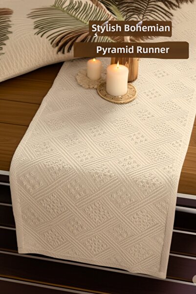 KAMİZ بوهيميا القطن رانر