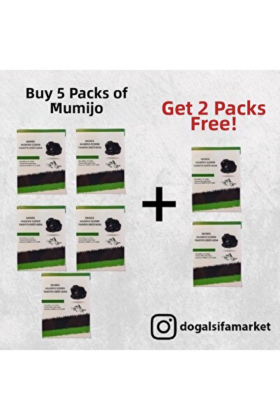 MUMİA MUMİYO İÇEREN TAKVİYE EDİCİ GIDA 5 علب موميو احصل على علبتين هدية (تاري...