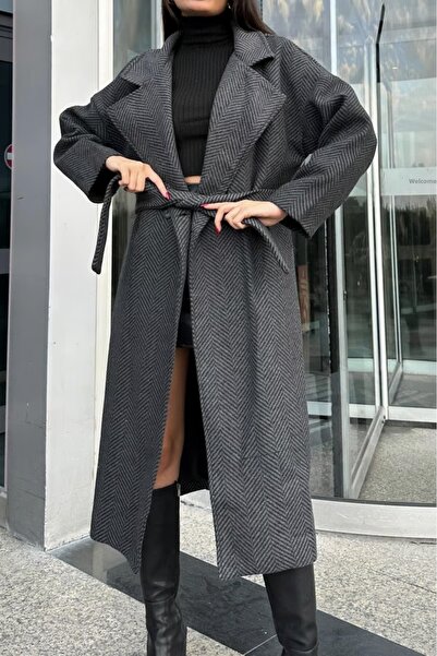 Suziş PALTON LUNG CU CUREA PENTRU FEMEI