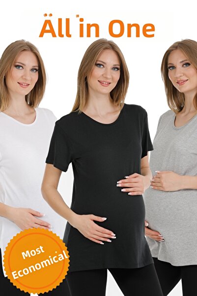 par lingerie pl 3 قطع تي شيرت للحوامل