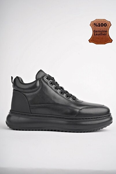 MUGGO Pánské zimní neformální boty Arnold Garance - pravá kůže a šněrování