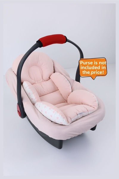 Umaybebek قطعتان - وسادة عربة الأطفال مع دعم الخصر، ملاءة عربة الأطفال، قماش ...