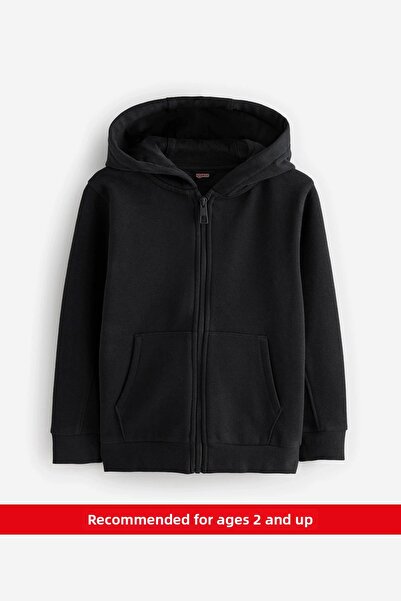 kinderos Hanorac de bază cu glugă și fermoar pentru băieți