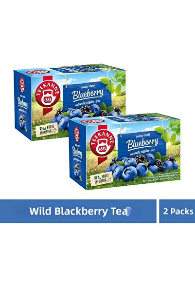 teekanne 2 عبوة × 20 كيسًا من شاي التوت وشاي الفواكه المختلطة