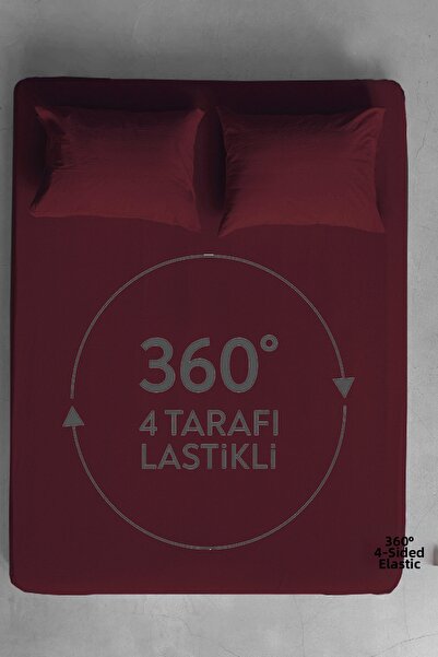İQON Ranforce Woven Fitted Sheet Set Double - 21 Colors
