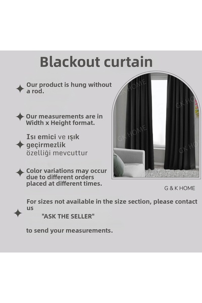 Pierre Cardin Light Gray Blackout Curtain, Light-Blocking Curtain, Unpleated Construction (Single Panel Drapery Curtain)