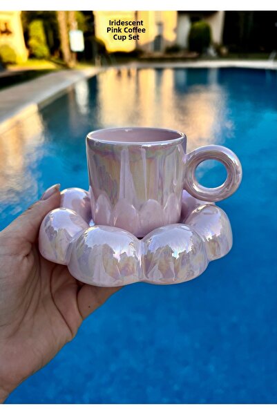 MAMALİZA طقم فناجين اسبريسو سيراميك مكون من قطعتين مع SEDEF. فنجان قهوة تركي ...