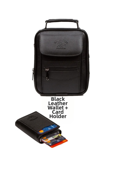 NEWISH POLO ACCESSORIES Geantă de mână și de umăr pentru bărbați, cu dimensiu...