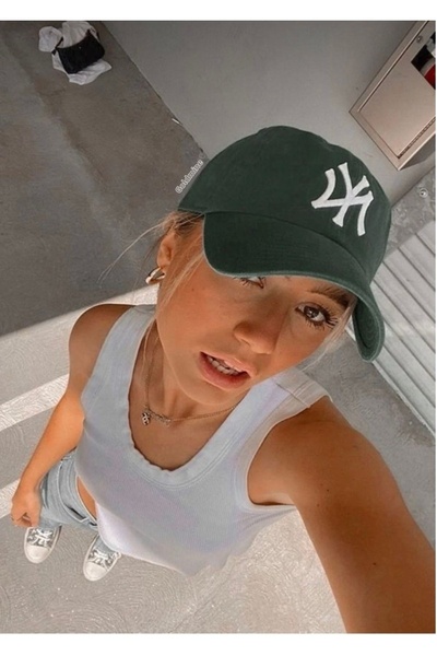 MSASTYLE Pălărie sport brodata Ny New York Verde