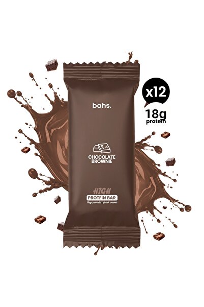 bahs. Chocolate Brownie High Protein Bar - 12 Pieces X 60Gr