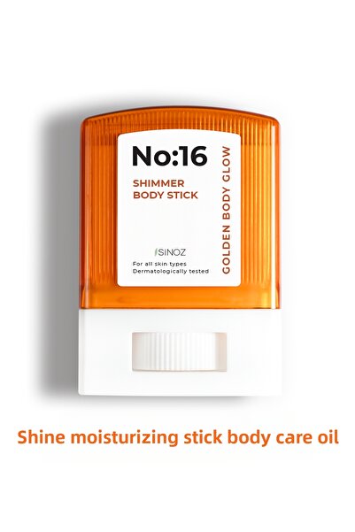 SİNOZ رقم: 16 عصا العناية بالجسم اللامعة - زيت مرطب، 18 جرام.