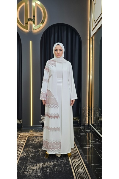 HARİKA WEAR فستان سهرة ستار رويال مطرز باللون الأزرق الداكن (لا يشمل الفستان ...