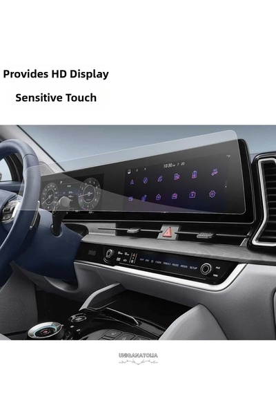 UniqAnatolia Kia New Sportage 2023 2024 Ghost Display وواقي شاشة نانو متوافق مع الملاحة