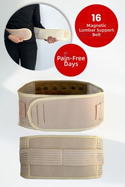 zerotex حزام دعم الخصر المغناطيسي، حزام حراري لتخفيف آلام أسفل الظهر