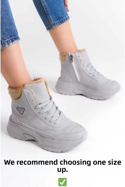 Acropol Luis Wallentino - Cizme de iarnă pentru femei ortopedice și blană de lână