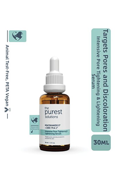 The Purest Solutions سيروم للعناية بالبشرة 30 مل يحتوي على نياسيناميد 5% وزنك...