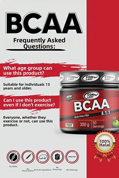 Conlast Arginine300Gr/Bcaa300Gr/L-Carnitine3000Mg