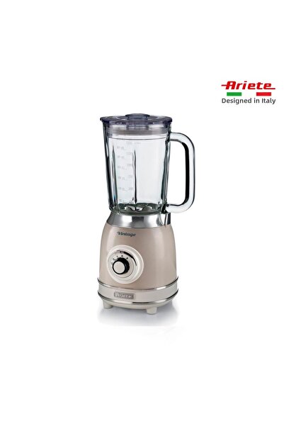 ARIETE Vintage Glass Blender Cream 1000w