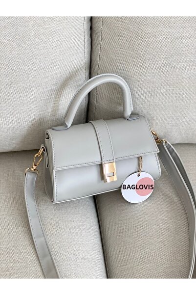 BAGLOVİS حقيبة كتف نسائية بتفاصيل ميلا ميكناطيس