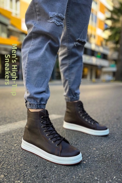 Chekich CH055 CBT بين أحذية رجالية بنية