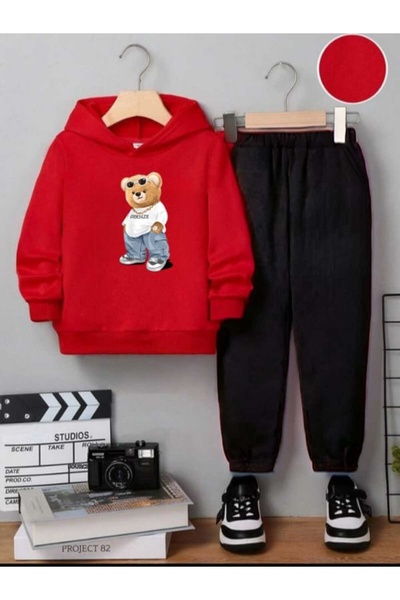 DOCE ELEGANTE SET TRENCĂ COPII IMPRIMAT Ursuleț MARE