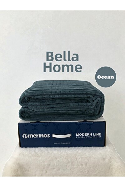 Bella Home Modern Line 2 Piece Single Blanket Set - 150X220 cm - Original Boxed - New Colors