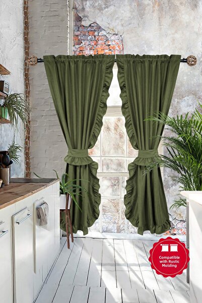 cotton maison ستارة بولي ذات أجنحة مزدوجة - كشكشة عمودية