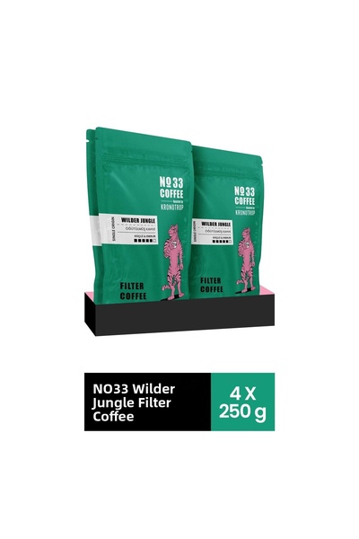 NO33 قهوة مطحونة رقم 33 وايلدر جانغل 250 جرام × 4 قطع
