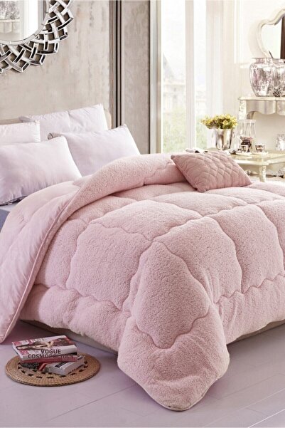 GOLDRİSE لحاف فردي فاخر مكون من 63 خيطًا مصنوع من القطن والسيليكون ذو وجهين من ويلسوفت مقاس 155×215 مع غطاء داخلي كهدية