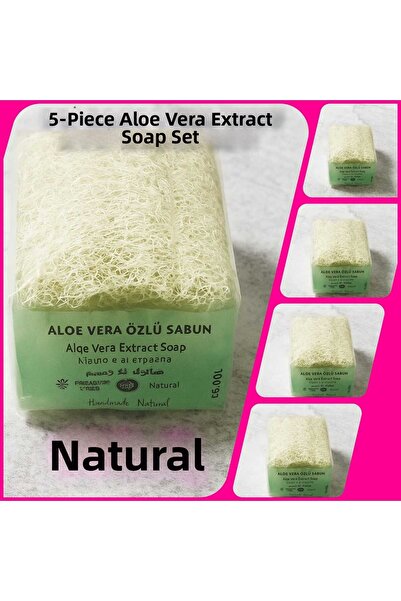 MADAMENATUREL 100% Natural Solid Soap with 5 Aloe Vera Extracts and Pumpkin F...